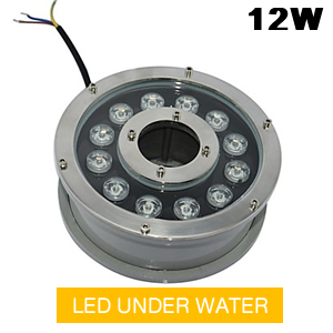 ไฟใต้น้ำ วงแหวนโดนัท LED Under water 12W